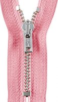 Rei&szlig;verschluss M40 silber, 0749 rosa, 18 cm