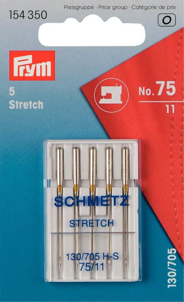 Prym N&auml;hmaschinennadeln Stretch 130/705 No.75