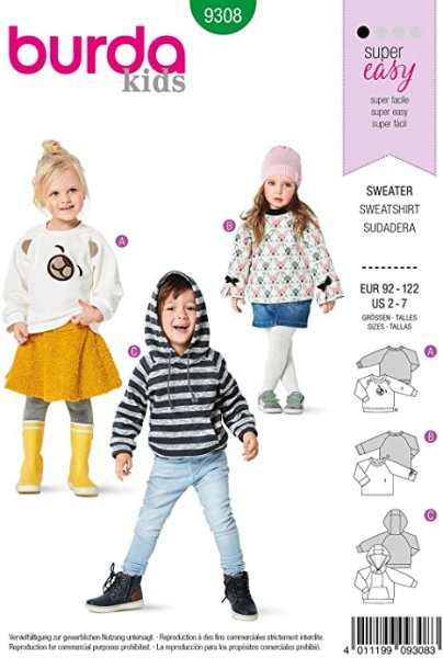 Burda Kids Sweater 9308