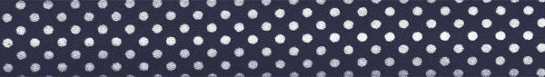 Schrägband Dots blau/weiß /1003