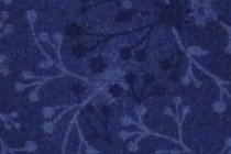 Baumwolle Blüten dunkelblau
