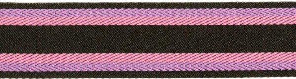 Gurtband lila/pink/schwarz