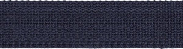 Baumwoll Gurtband 40mm dunkelblau