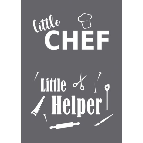 Schablone Little Chef A5