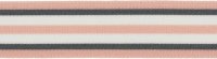 Band rosa/grau/wei&szlig; gestreift25mm