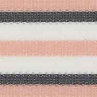 Band rosa/grau/weiß gestreift25mm
