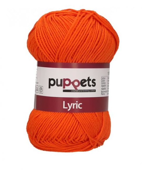 Puppets Lyric St.4 /50g dunkles orange 07329