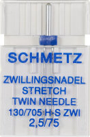 Stretch Zwillings-Nähmaschinenadel 130/707 HS ZWI...