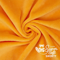 Kullaloo Plüschstoff Shorty uni 1,5mm orange