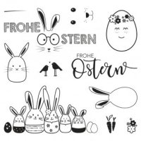 Clear Stamps - Frohe Ostern