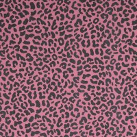 French Terry Leopard rosa