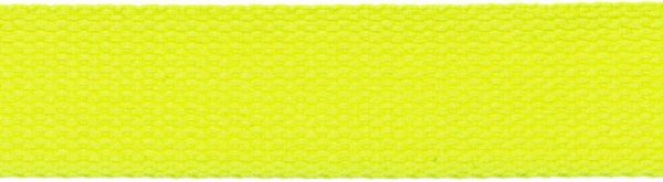 Gurtband 30mm Neon gelb 629
