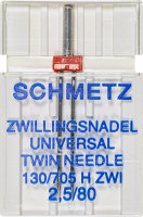 Universal Zwillings-Nähmschinennadel  130/705  H ZWI...