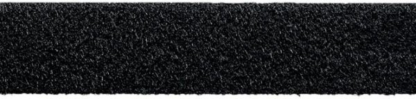 Velcro Velour Flauschband zum Nähen 20mm schwarz