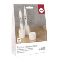 DIY Set Raysin Kerzenhalter, für 3 Halter, inkl. Kerzen-Transferfolie
