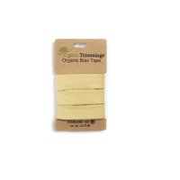 Organic Jersey Schrägband dusty Yellow 283