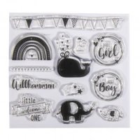 Clear Stamps Willkommen Baby