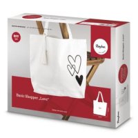 Bastelpackung: Basic Shopper Love, 46x35cm, Box 1Set