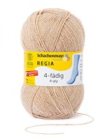 Regia 4 fädig 100g hell-kamel-meliert 00017