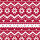 BW Nordic Pattern red